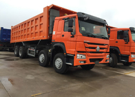 Low Fuel Consumption Efficient Tipper Dump Truck 371HP 8x4 RHD SINOTRUK HOWO