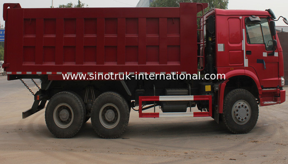SINOTRUK HOWO টিপার ডাম্প ট্রাক 10 চাকার 10-25 সিবিএম লোড 25-40টন জেডজ3257 এন 3647এ