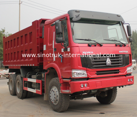 SINOTRUK HOWO টিপার ডাম্প ট্রাক 10 চাকার 10-25 সিবিএম লোড 25-40টন জেডজ3257 এন 3647এ