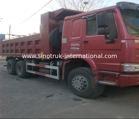 SINOTRUK HOWO ডাম্প ট্রাক 290HP 10Wheels LHD 25-40tons 10-25CBM ZZ3257M2947A