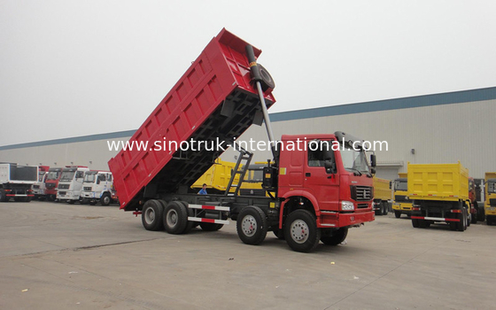 SINOTRUK HOWO টিপ্পার ডাম্প ট্রাক 371 এইচপি 8 এক্স 4 এলএইচডি 31 টন ২0-30 সিবিএম জেড 3২3317 এন 3567W