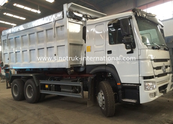 Modern Back Loader Garbage Truck 20 CBM 6X4 ZZ1257M4341W Garbage Bin Trucks