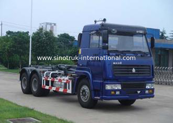 Carriage Removable Garbage Collection Truck SINOTRUK 25CBM 6X4 LHD