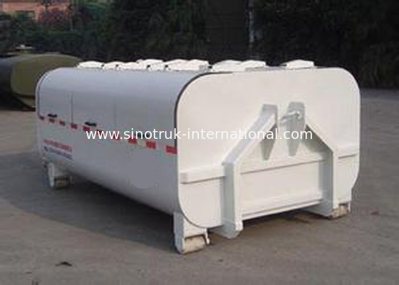 Carriage Removable Garbage Collection Truck SINOTRUK 25CBM 6X4 LHD