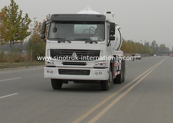 Transporting Sewage Septic Tank Cleaning Truck / Septic Pumping Truck 17CBM LHD 336HP