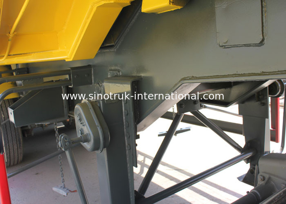 High Efficiency 3X16 TONS Semi Tipper Trailer Dump Truck For Mining Industry