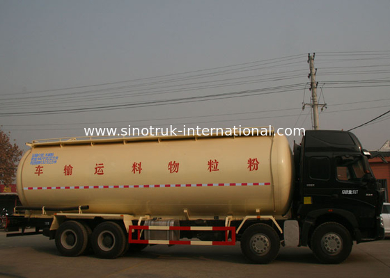 High Safety Bulk Cement Truck Tanker Trailer 371HP 8X4 LHD 36-45CBM