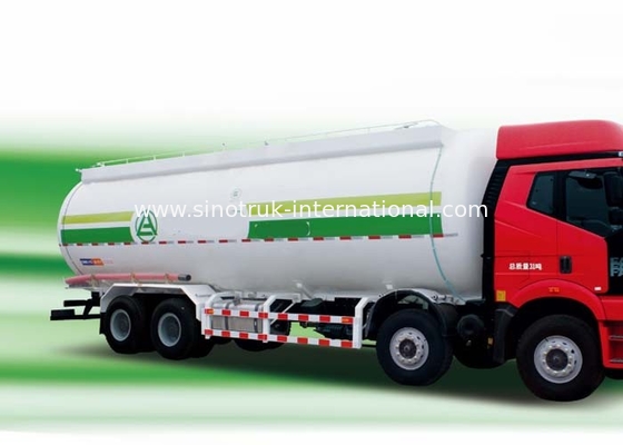 Bulk Cement Tank Truck / Dry Bulk Trucking Transportation Vehicle 371HP 12 Wheels