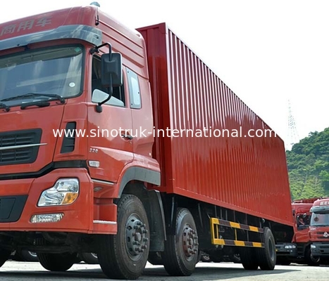 25 Tons Cargo Truck 6X2 Van Truck Euro2 290HP , Large Commercial Box Trucks