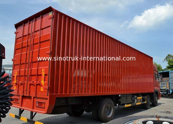 25 Tons Cargo Truck 6X2 Van Truck Euro2 290HP , Large Commercial Box Trucks