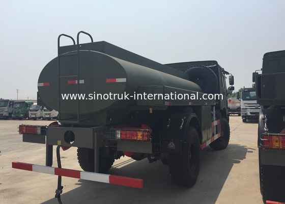 Gasoline Transporting Oil Tank Truck / Petroleum Tanker Trucks 4X4 LHD SGS Approved