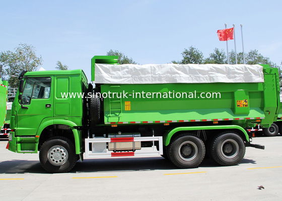Municipal Heavy Duty Tipper Dump Truck SINOTRUK HOWO LHD 336HP 10 Wheels