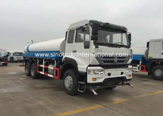5000 গ্যালন জলের ট্যাঙ্ক ট্রাক SINOTRUK 11.00R20 রেডিয়াল টায়ার 9920 × 2496 × 3550 মিমি