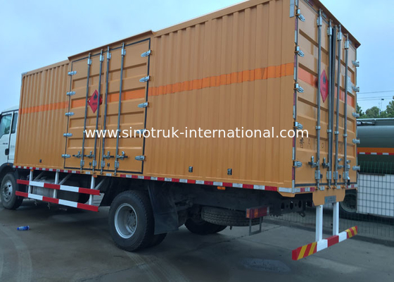 High Security Van Cargo Truck SINOTRUK HOWO 4X2 LHD Euro 2 Lorry Vehicle