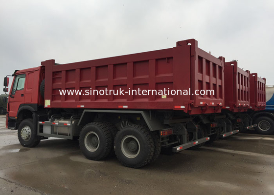 266HP 10 Wheels Tipper Dump Truck RHD T Type Lifting High Loading Capacity