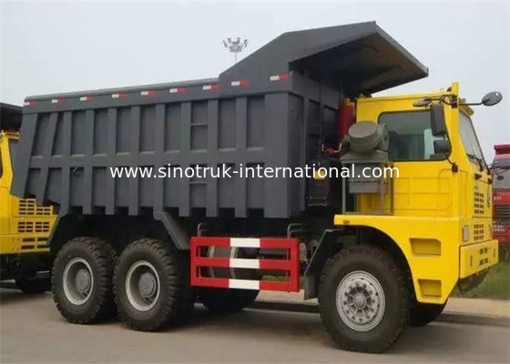 70 Tons HOWO Mining Tipper Dump Truck 6X4 371HP High Strength Steel Cargo Body