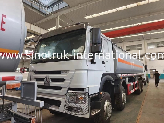 উচ্চ দক্ষতার তেল ট্যাঙ্ক ট্রাক 8X4 LHD Euro2 400HP 31000KG