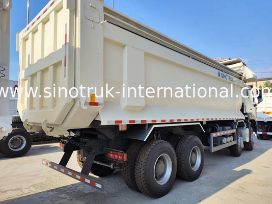 সিনোট্রুক হোহান নিউ HOWO টিপার ডাম্প ট্রাক N7 6 × 4 10 চাকা 380Hp RHD U টাইপ অটোমেটিক টারপোলিন