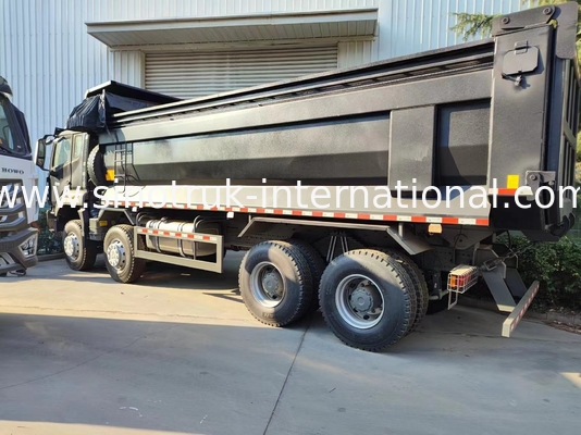 আরএইচডি 8 × 4 12 চাকা HOWO টিপার ট্রাক 380HP