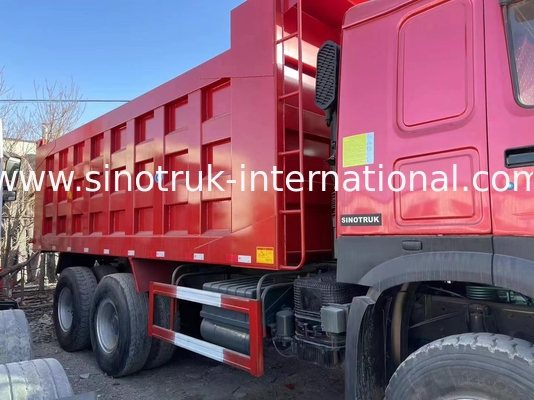 ব্যবহৃত সিনোট্রুক হাও 6x4 ডাম্প ট্রাক 371hp ভারী দায়িত্ব