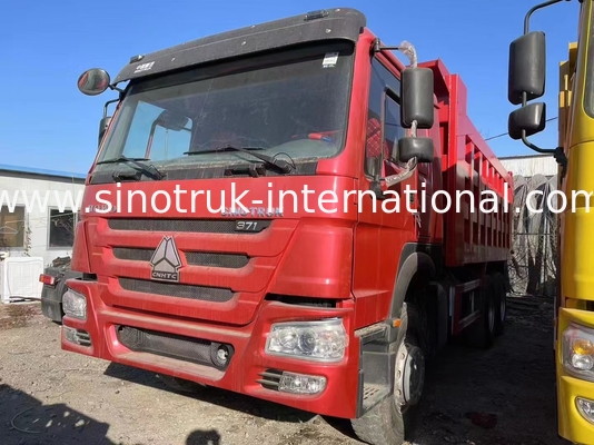 ব্যবহৃত সিনোট্রুক হাও 6x4 ডাম্প ট্রাক 371hp ভারী দায়িত্ব