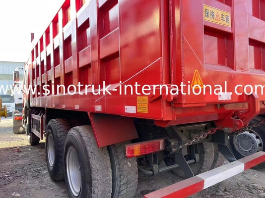 ব্যবহৃত সিনোট্রুক হাও 6x4 ডাম্প ট্রাক 371hp ভারী দায়িত্ব