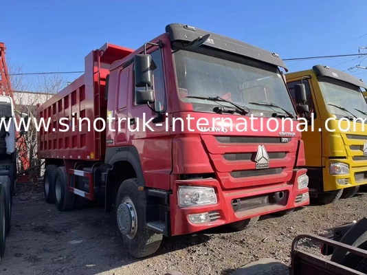ব্যবহৃত সিনোট্রুক হাও 6x4 ডাম্প ট্রাক 371hp ভারী দায়িত্ব