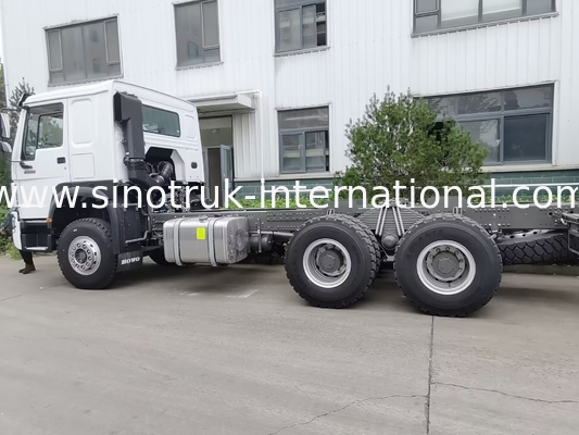 SINOTRUK HOWO ড্রপসাইড কার্গো বাণিজ্যিক যানবাহন ট্রাক চ্যাসি LHD 6X4 400HP