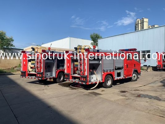 2CBM 4X2 116HP ফায়ার ফাইটিং ট্রাক কৃষি ফায়ার ইঞ্জিন ল্যান্ডস্কেপিং জন্য ট্রাক