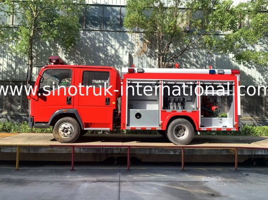 2CBM 4X2 116HP ফায়ার ফাইটিং ট্রাক কৃষি ফায়ার ইঞ্জিন ল্যান্ডস্কেপিং জন্য ট্রাক