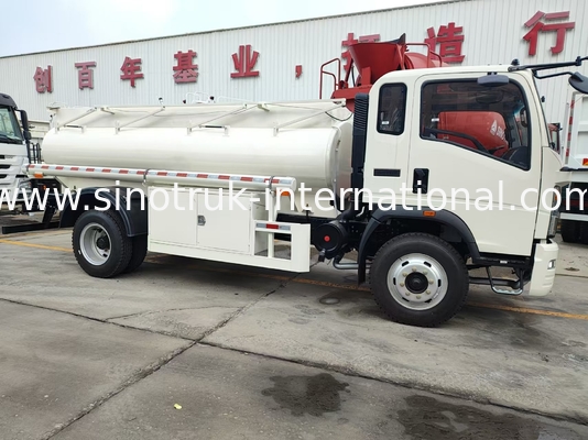 HOWO 4x2 লাইট ট্রাক 5-6CBM LHD 160HP
