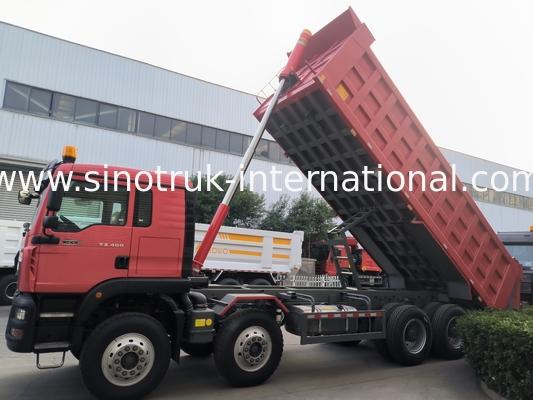 8 × 4 Lhd 12 চাকার সিনোট্রাক টিপার 400Hp ইউরো 2