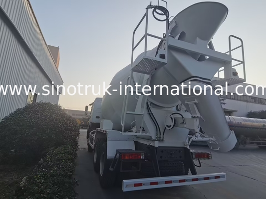 সিনোট্রুক হাও বেকনট মিশ্রণকারী ট্রাক 380HP 6-10CBM 6 X 4 ইউরো 2 মিশ্রণ কারখানা RHD