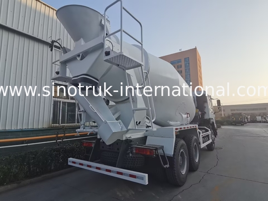 সিনোট্রুক হাও বেকনট মিশ্রণকারী ট্রাক 380HP 6-10CBM 6 X 4 ইউরো 2 মিশ্রণ কারখানা RHD