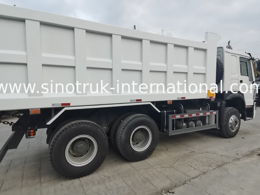 SINOTRUK HOWO 400HP টিপার ডাম্প ট্রাক নির্মাণের জন্য A7 সামরিক বাম্পার সতর্কতা আলো