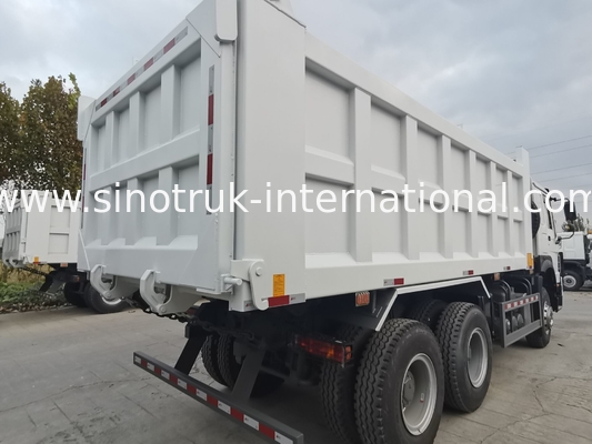 SINOTRUK HOWO 400HP টিপার ডাম্প ট্রাক নির্মাণের জন্য A7 সামরিক বাম্পার সতর্কতা আলো