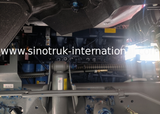 সিনোট্রুক হাও ট্যাপার ডাম্প ট্রাক Tx 400Hp ইউরো 2 8 × 4 Lhd 12 চাকা লাল