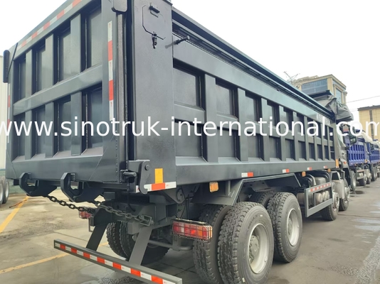 HOWO NX 380HP RHD ব্ল্যাক ট্যাপার ডাম্প ট্রাক