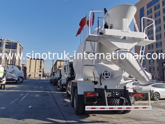 SINOTRUK HOWO 6×4 10 চাকা কংক্রিট মিশুক ট্রাক 400 এইচপি উচ্চ দক্ষতা LHD