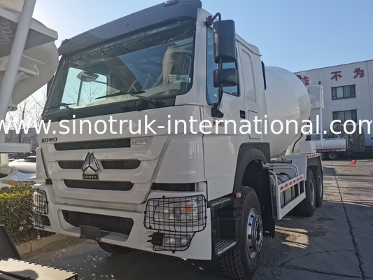 SINOTRUK HOWO 6×4 10 চাকা কংক্রিট মিশুক ট্রাক 400 এইচপি উচ্চ দক্ষতা LHD