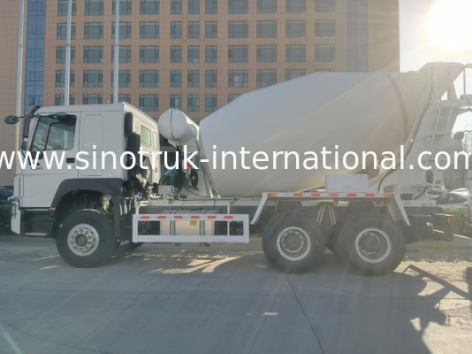 উচ্চ ঘোড়সওয়ার 400HP HOWO মিশ্রণ ট্রাক 6-12CBM LHD 6 × 4 10 চাকা