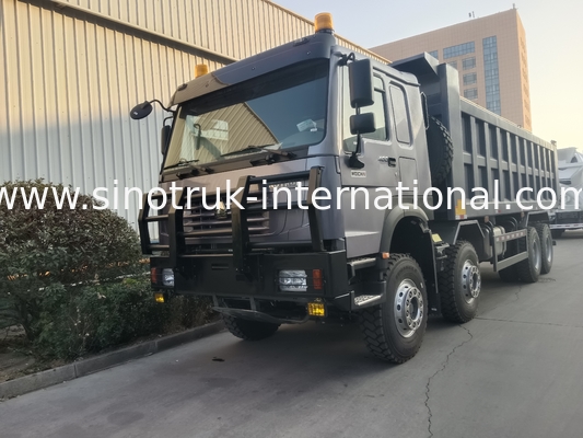 ট্যাপার ট্রাক সিনোট্রাক হোহান 400hp 10 চাকা Lhd 40 টন 20-30cbm ZZ3317N356JB1 গ্রে