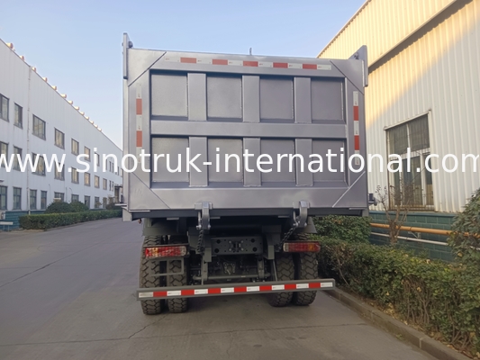ট্যাপার ট্রাক সিনোট্রাক হোহান 400hp 10 চাকা Lhd 40 টন 20-30cbm ZZ3317N356JB1 গ্রে