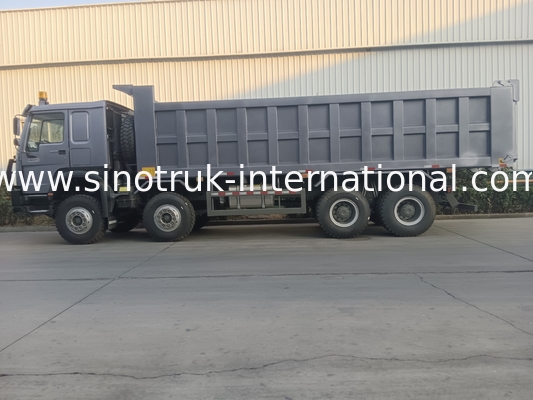 ট্যাপার ট্রাক সিনোট্রাক হোহান 400hp 10 চাকা Lhd 40 টন 20-30cbm ZZ3317N356JB1 গ্রে