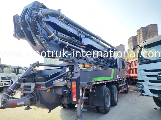 হাই রাইজ মাস্টারশিপ HOWO 380HP স্মার্ট পাম্প ট্রাক 52m বুম 6x4 ট্রাকশন অতুলনীয় উল্লম্ব ঢালাই জন্য