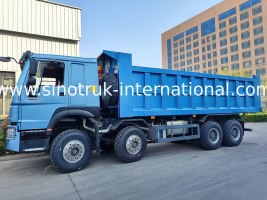 আশ্চর্যজনক ব্লু HOWO 8×4 380HP 26.91CBM ডাম্প ট্রাক যেখানে শক্তি প্রতিটি লোড মধ্যে নির্ভুলতা পূরণ!