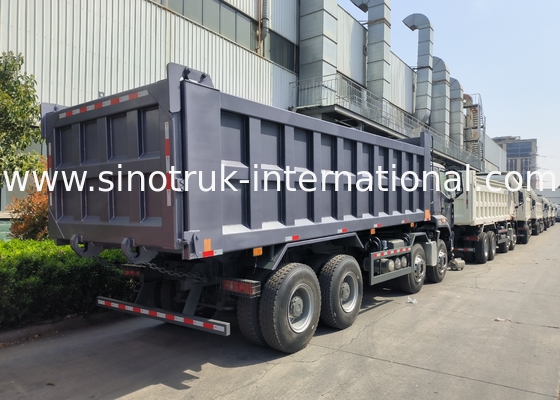 5300*2300*1500mm কার্গো বক্স ভারী দায়িত্ব ডাম্প ট্রাক মসৃণ কার্গো পরিবহন জন্য RHD / LHD ড্রাইভিং টাইপ