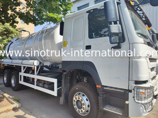 HOWO 6*4 16CBM 380HP নিকাশী পরিষ্কারের ট্রাক উচ্চ-ক্ষমতা পারফরম্যান্স দক্ষ মাল্টিফাংশনাল পরিষ্কার সমাধান পূরণ করে
