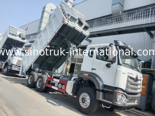 ভারী দায়িত্ব ওয়ার্কহর্স 371 হাউস পাওয়ার ডান ড্রাইভিং হোহান ডাম্প ট্রাক 20CBM