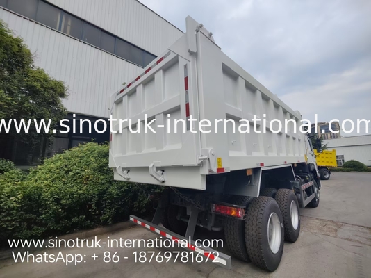 HOWO ৩৭1HP ৬×৪ বাম-হ্যান্ড ড্রাইভ মিড-রাইজ ডাম্প ট্রাক